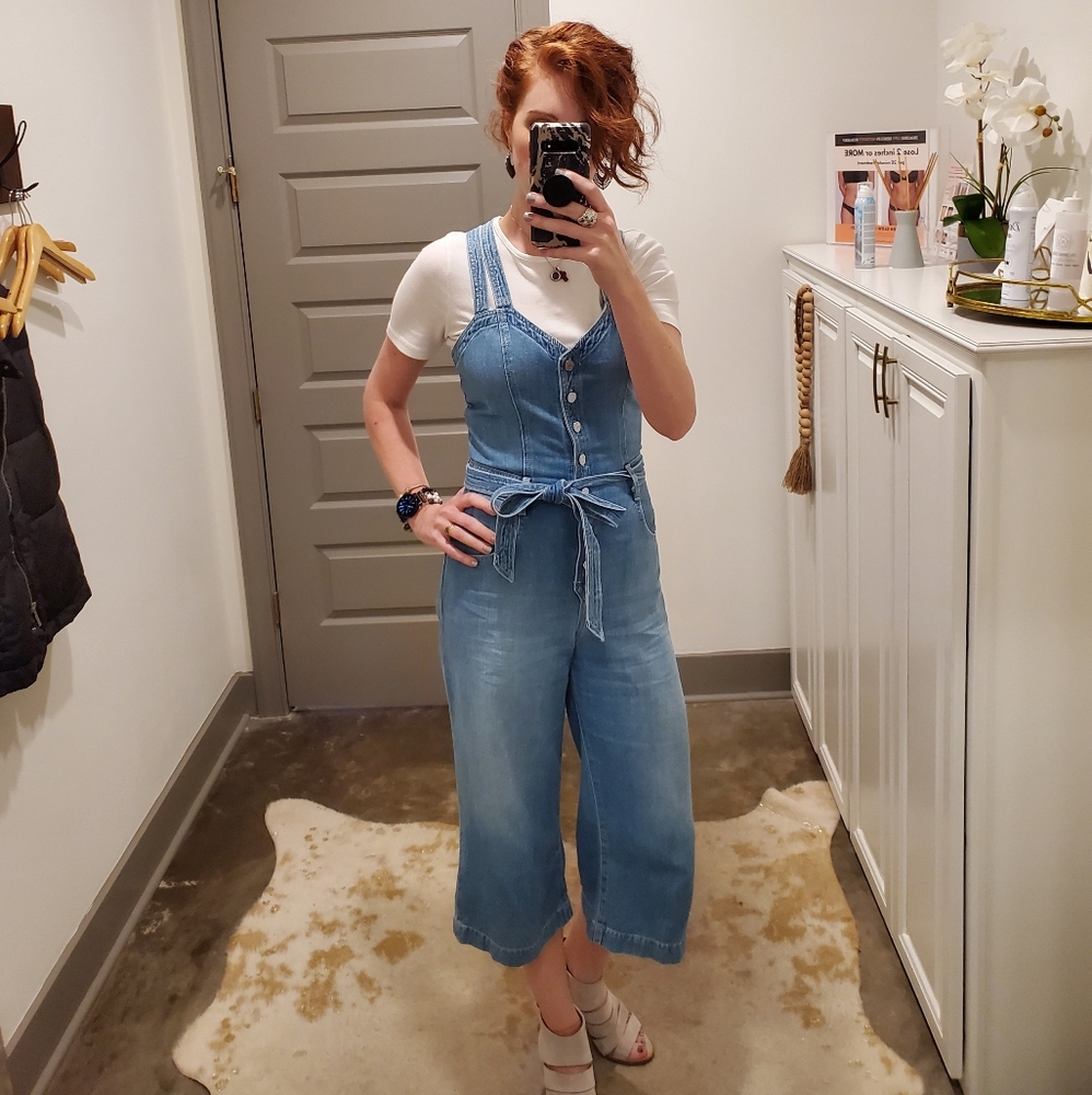 7 for All Mankind Denim Jumpsuit
